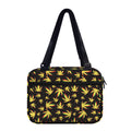 Trippy Weed Leaf Pattern Print Double Strap Bible Bag