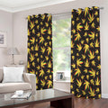 Trippy Weed Leaf Pattern Print Extra Wide Grommet Curtains