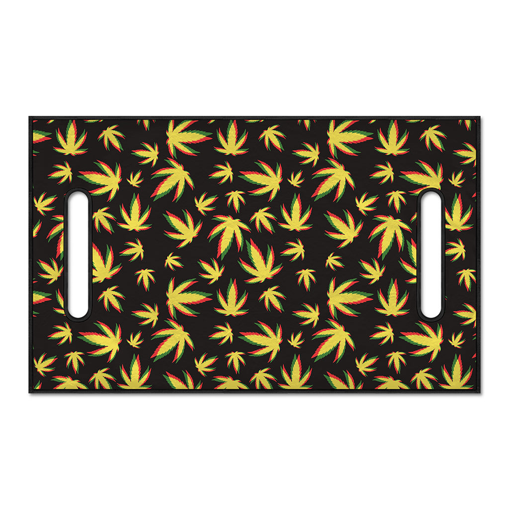 Trippy Weed Leaf Pattern Print Golf Cart Seat Cover