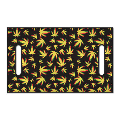 Trippy Weed Leaf Pattern Print Golf Cart Seat Cover