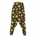 Trippy Weed Leaf Pattern Print Hammer Pants