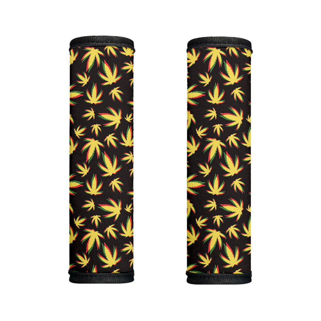 Trippy Weed Leaf Pattern Print Handle Covers