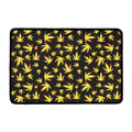 Trippy Weed Leaf Pattern Print Kitchen Mat