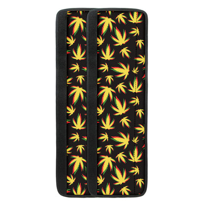 Trippy Weed Leaf Pattern Print Refrigerator Handle Covers