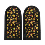 Trippy Weed Leaf Pattern Print Skillet Handle Cover