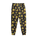 Trippy Weed Leaf Pattern Print Sweatpants