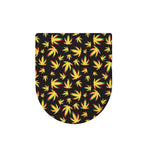 Trippy Weed Leaf Pattern Print Toilet Lid Cover