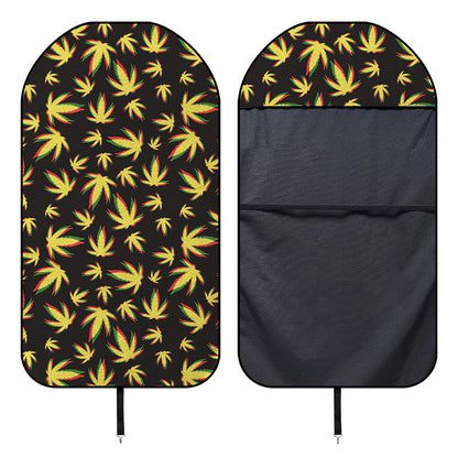 Trippy Weed Leaf Pattern Print Waterproof Car Seat Cover