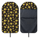 Trippy Weed Leaf Pattern Print Waterproof Car Seat Cover