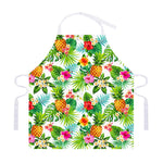 Tropical Aloha Pineapple Pattern Print Adjustable Apron