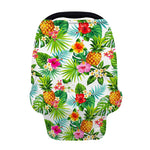 Tropical Aloha Pineapple Pattern Print Baby Seat Cover