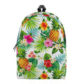 Tropical Aloha Pineapple Pattern Print School Backpack