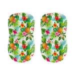 Tropical Aloha Pineapple Pattern Print Bar Stool Covers