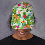 Tropical Aloha Pineapple Pattern Print Baseball Cap