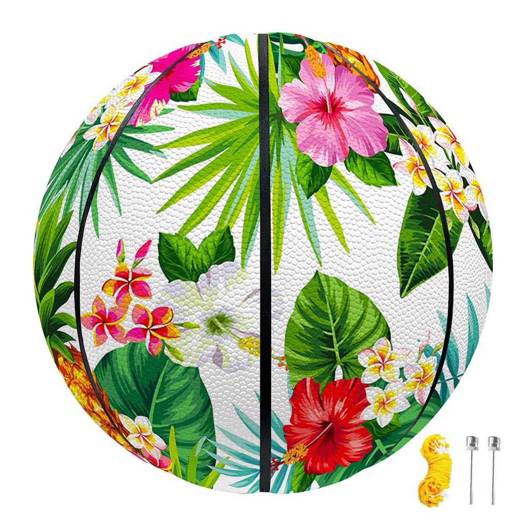 Tropical Aloha Pineapple Pattern Print Basketball