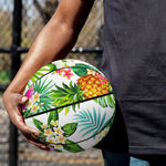 Tropical Aloha Pineapple Pattern Print Basketball