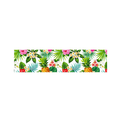 Tropical Aloha Pineapple Pattern Print Bed Runner
