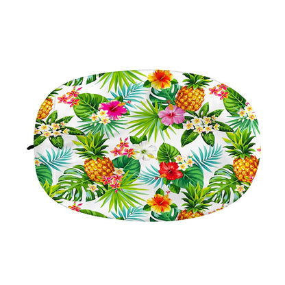 Tropical Aloha Pineapple Pattern Print Car Side Mirror Covers