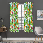 Tropical Aloha Pineapple Pattern Print Curtain