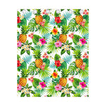 Tropical Aloha Pineapple Pattern Print Curtain