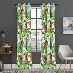 Tropical Aloha Pineapple Pattern Print Curtain