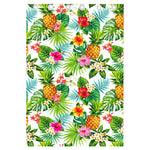 Tropical Aloha Pineapple Pattern Print Curtain