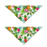 Tropical Aloha Pineapple Pattern Print Dog Bandana