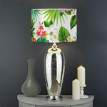 Tropical Aloha Pineapple Pattern Print Drum Lamp Shade