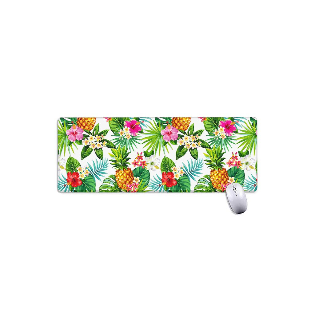 Tropical Aloha Pineapple Pattern Print Extended Mouse Pad