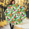 Tropical Aloha Pineapple Pattern Print Foldable Umbrella