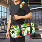 Tropical Aloha Pineapple Pattern Print Gym Bag