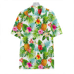 Tropical Aloha Pineapple Pattern Print Hawaiian Shirt