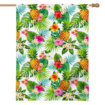 Tropical Aloha Pineapple Pattern Print House Flag