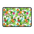 Tropical Aloha Pineapple Pattern Print Kitchen Mat