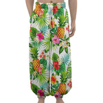 Tropical Aloha Pineapple Pattern Print Lantern Pants