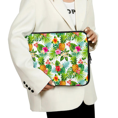 Tropical Aloha Pineapple Pattern Print Laptop Sleeve