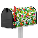 Tropical Aloha Pineapple Pattern Print Mailbox Cover