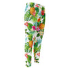 Tropical Aloha Pineapple Pattern Print Men's Compression Pants