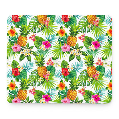 Tropical Aloha Pineapple Pattern Print Mouse Pad
