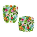 Tropical Aloha Pineapple Pattern Print Office Chair Cover