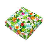 Tropical Aloha Pineapple Pattern Print Outdoor Seat Cushion Cover