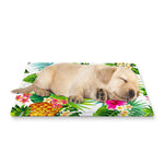 Tropical Aloha Pineapple Pattern Print Pet Cooling Mat Cover