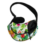 Tropical Aloha Pineapple Pattern Print Pet Sling Carrier