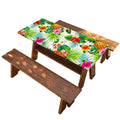 Tropical Aloha Pineapple Pattern Print Picnic Table Cover