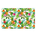 Tropical Aloha Pineapple Pattern Print Polyester Doormat