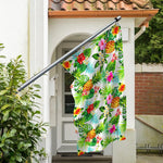 Tropical Aloha Pineapple Pattern Print Polyester Flag