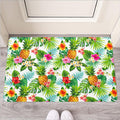 Tropical Aloha Pineapple Pattern Print Rubber Doormat
