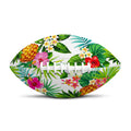 Tropical Aloha Pineapple Pattern Print Rugby Ball