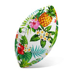 Tropical Aloha Pineapple Pattern Print Rugby Ball