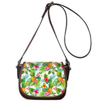 Tropical Aloha Pineapple Pattern Print Saddle Bag